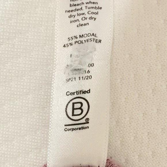 Athleta Long Sleeve V Neck Tee - Light Purple - XL - 16/18 - Picture 5 of 7